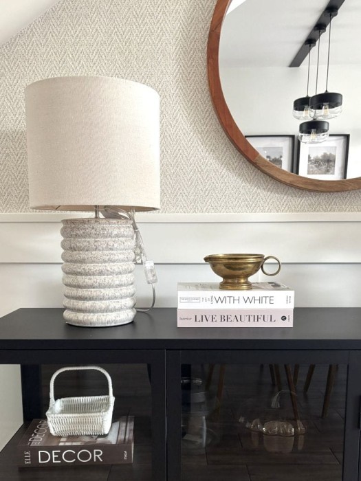 lampa z ceramiczna podstawa