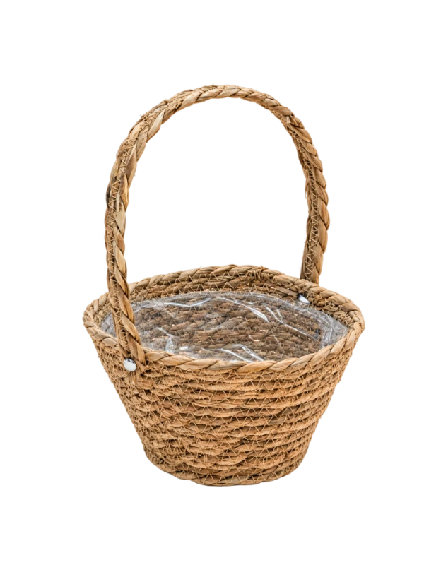 Naturalny kosz z wikliny z wysokim uchwytem.png