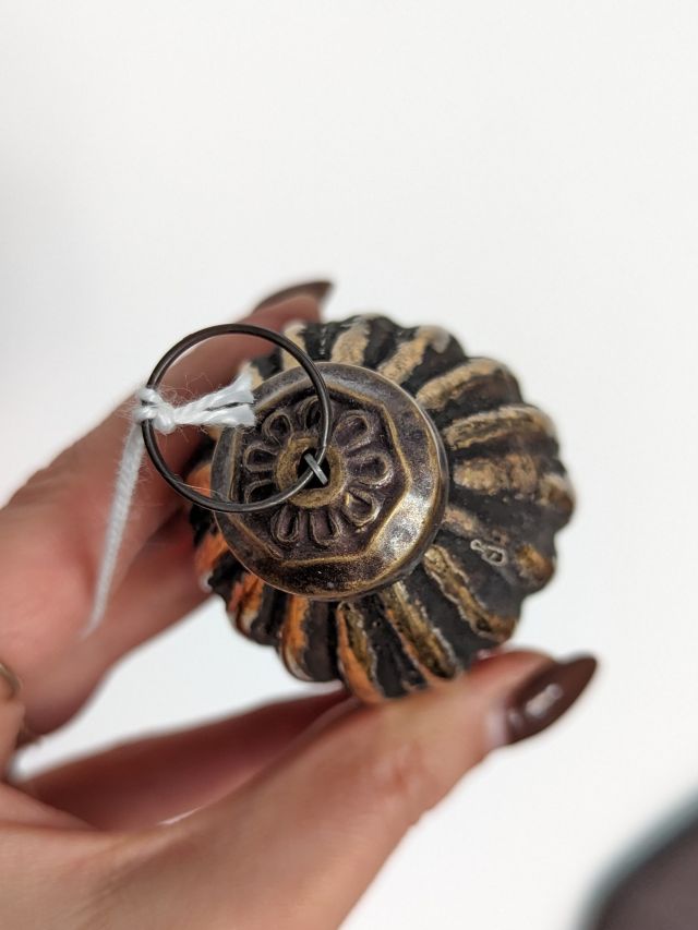 BOMBKA DEKORACYJNA MIEDZIANA ROMB