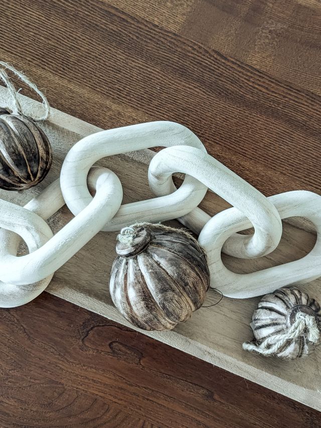 DUŻY ŁAŃCUCH DREWNIANY 