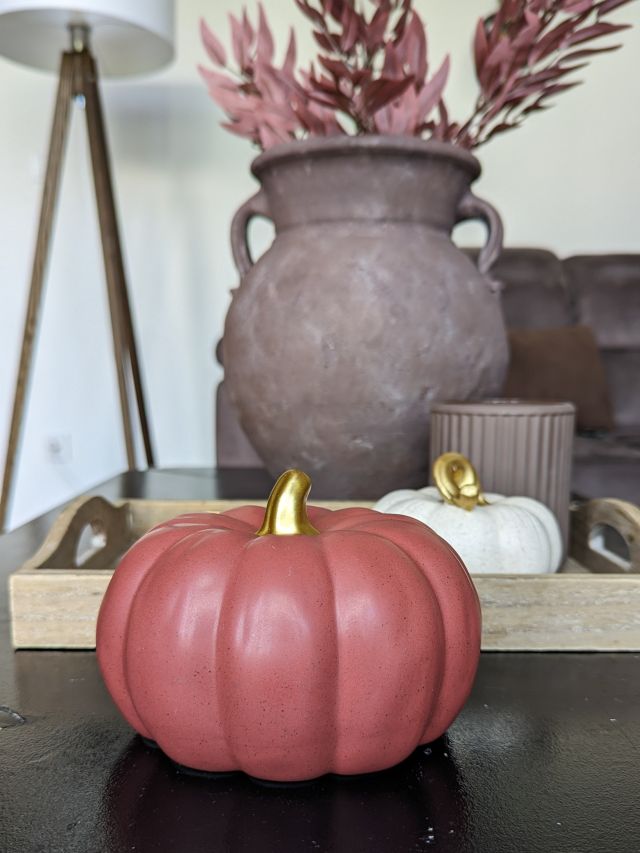 CERAMICZNA DYNIA W KOLORZE TERAKOTY