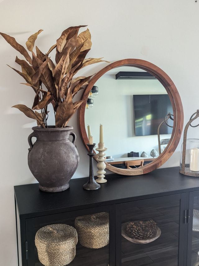 GAŁĄZKA MATERIAŁOWA DUŻY LIŚĆ BRĄZOWY