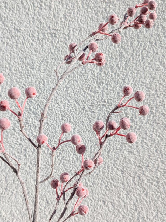 OZDOBNA GAŁĄZKA KULECZKI RÓŻOWE