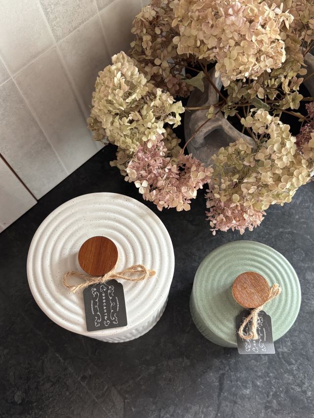 POJEMNIK KUCHENNY KAMIENNY ZIELONY MAŁY