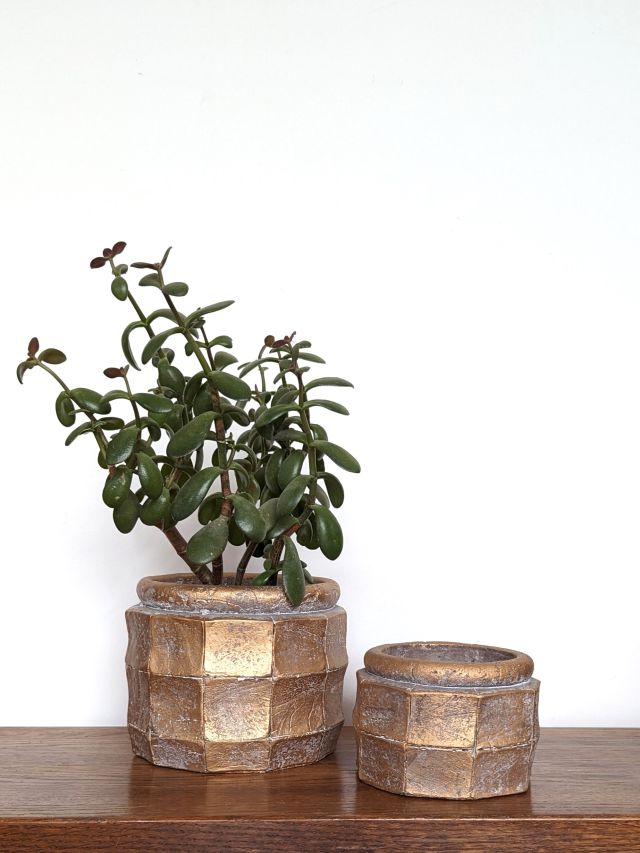 MAŁA OSŁONKA ZŁOTA KWADRATY