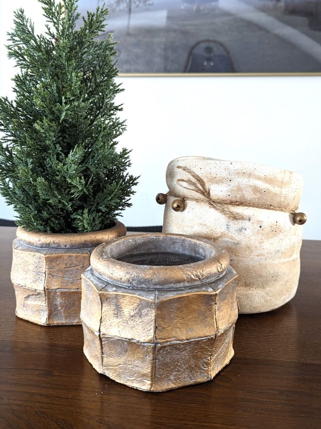 DUŻA OSŁONKA ZŁOTA KWADRATY