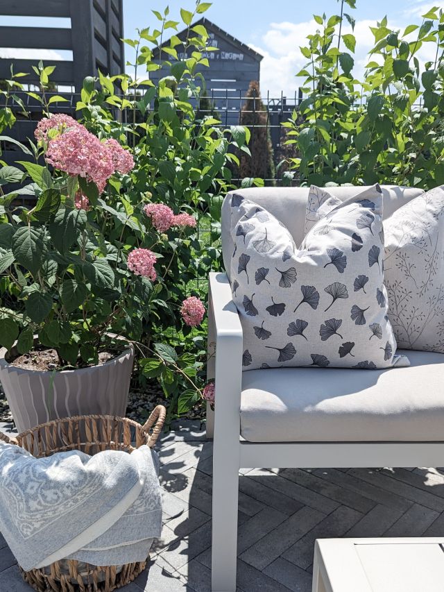 POSZEWKA DEKORACYJNA SOFT GINGKO 40X40