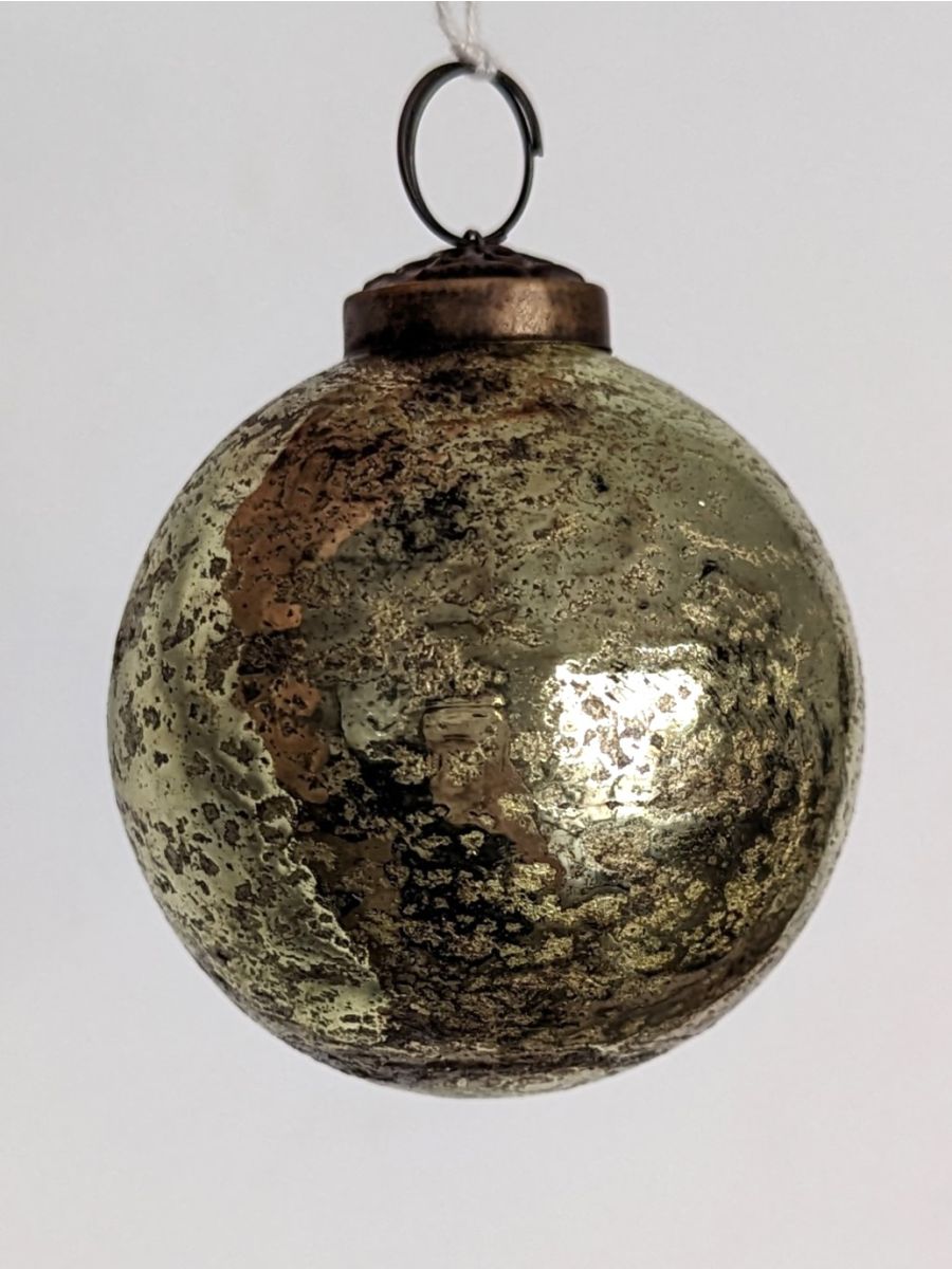 BOMBKA DEKORACYJNA ZŁOTA GŁADKA