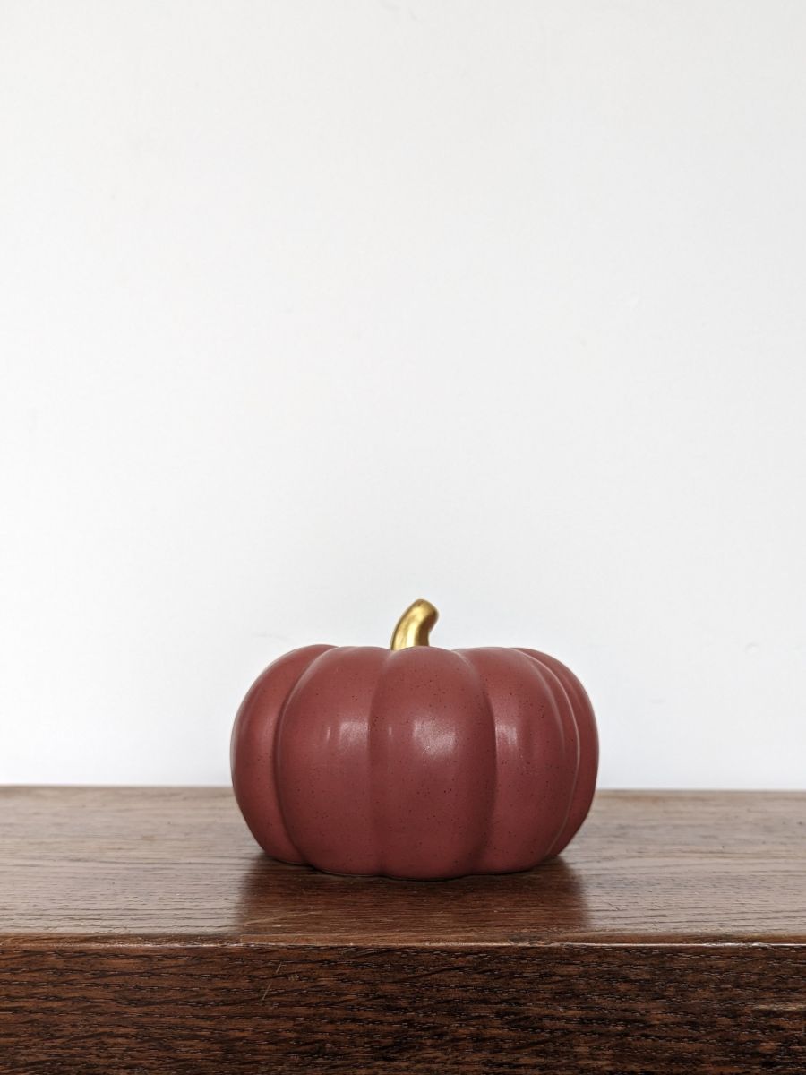 CERAMICZNA DYNIA W KOLORZE TERAKOTY
