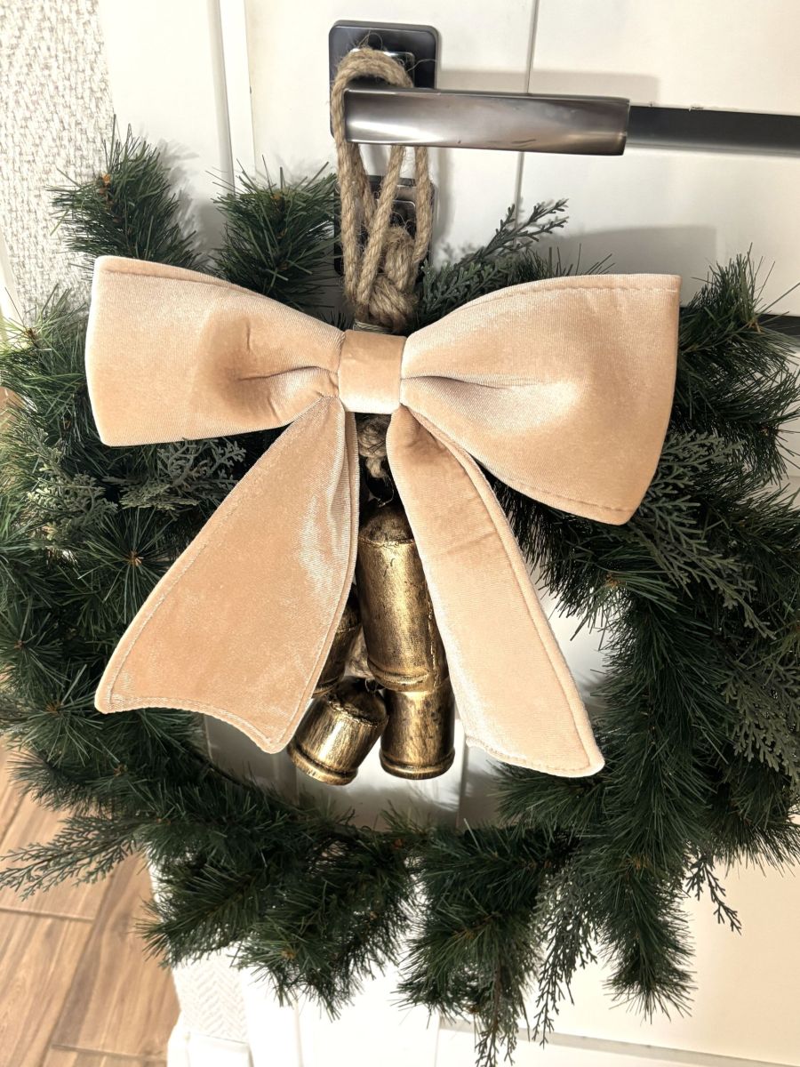 KOKARDA DUŻA BEŻOWA