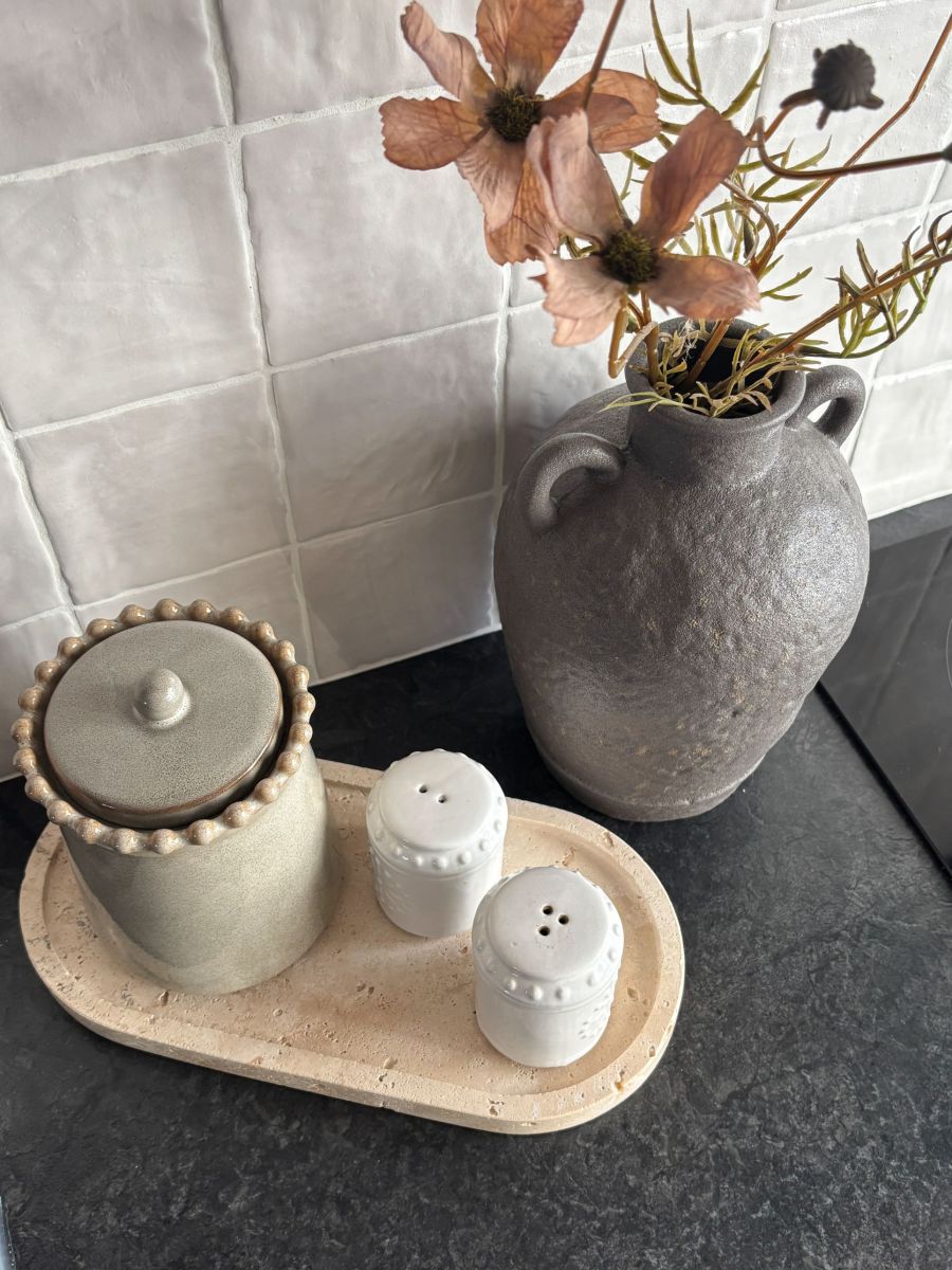 TACA DEKORACYJNA Z TRAWERTYNU DUNE