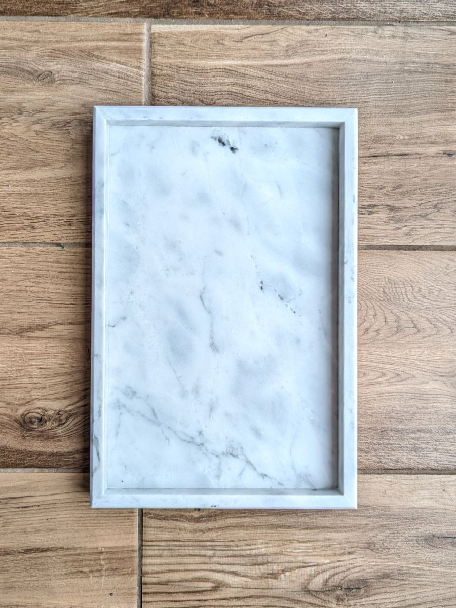 KWADRATOWA MARMUROWA TACA