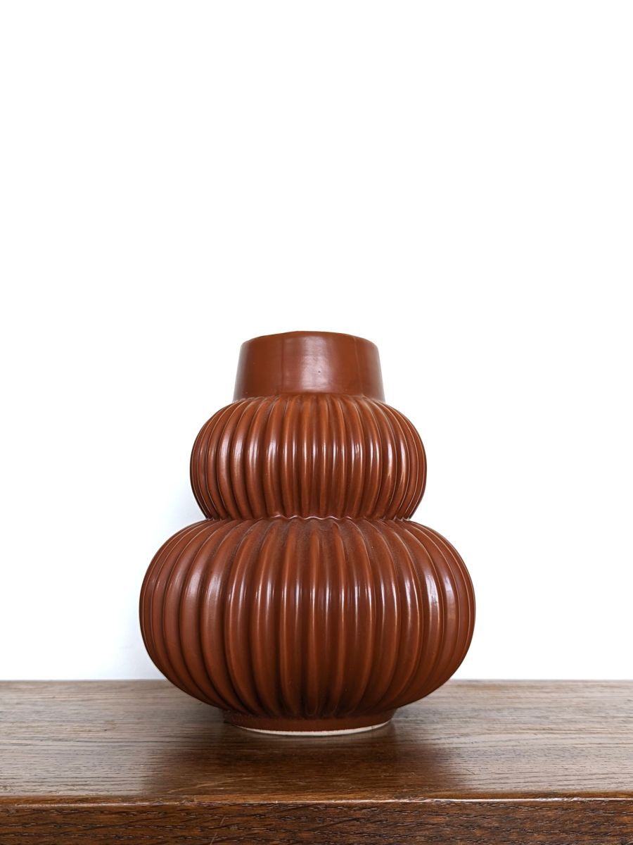 DUŻY WAZON BRĄZOWY